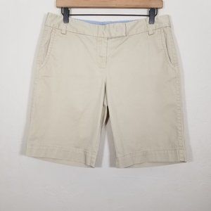 J. Crew City Fit Stretch Shorts Size 6